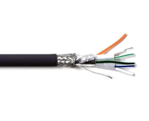 24AWG 3Pr RS-485 Shielded Cable - Equal to Belden 9843 Chrome 50FT