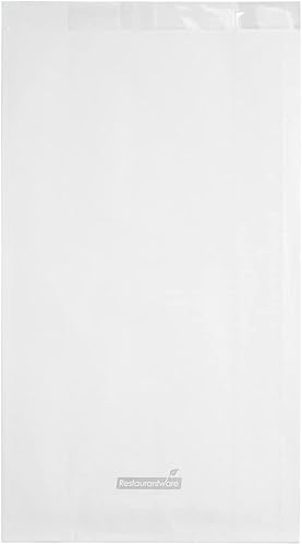 Miniatura 10 de Restaurantware Bag Tek - Bolsas de papel de 6 x 2.75 x 11.5 pulgadas para aperitivos, 100 bolsas de papel grandes para pan, desechables con ventana