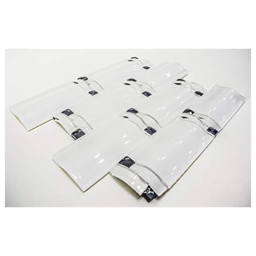 Azulejos de mosaico 30 x 30 cm azulejos de cristal biselado Color Blanco Curvado elegante cocina baño pared 8 mm (11 hojas)