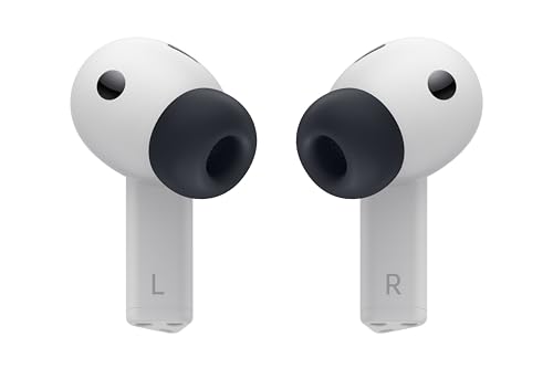 Samsung Galaxy Buds3 FE (2025, CAD-Version und Garantie) – Grau, Bluetooth-Ohrhörer mit KI-Echtzeit-Live-Übersetzung, automatisches Pairing und Umschalten, Schweiß- und Wasserbeständigkeit, Find My