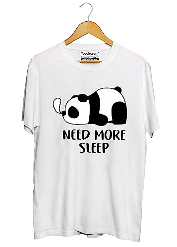Image of Toodlegram Men's Plus Size Graphic Printed Cotton T-Shirt Casual Round Neck Regular Fit