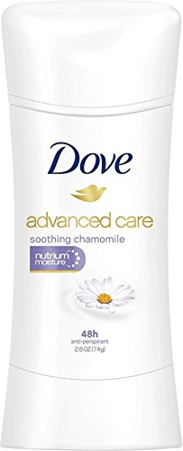 Dove Advanced Care Antiperspirant, Soothing Chamomile 2.60 oz (Pack of 4)