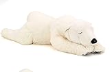 TAMMYFLYFLY Sleep Polar Bear Plush,Cute Stuffed Animal, Plush Toy, 67cm Soft Toy (Large)