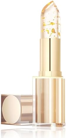 Pintalabios Que Cambia De Color SegúN La Temperatura, BáLsamo Labial Transparente Dorado, Para Reparar Los Labios Agrietados, Resistente Al Agua De Larga DuracióN