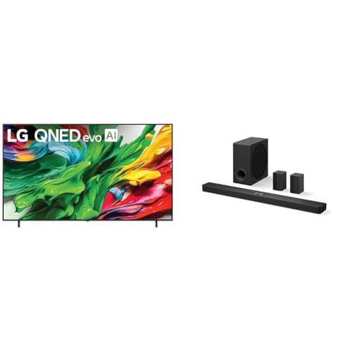 Image of LG 86 inch 2025 QNED85A 4K Smart TV S90TR 7.1.3-Channel OLED evo TV Matching Home Theater Soundbar with Rear Surround Speakers and Wireless Subwoofer, Wow Orchestra, Dolby Atmos