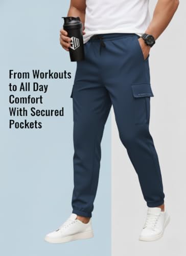 Image of ENDEAVOUR WEAR Men's Track Pants|Cargo Pants|Cargo Jogger Stretchable Sports Gym Running Pants |Casual Loungewear