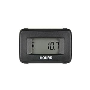 Runleader RL-HM055 AC/DC 5-277V Digitale LCD Benzine Uur Meter voor Paramotoren, Microlights, Marine Motoren – Binnenboordmotoren en Buitenboordmotoren, Generatoren, Mowesr, Model Boten, Motorfietsen, Scooters
