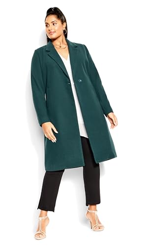 City Chic Women's Plus Size Coat - Effortless Chic2
