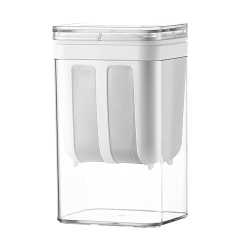 KJAOYU Colador de yogur griego, colador multiyogurtera con bolsa de malla fina, versátil colador de yogur griego y queso de acero inoxidable de 1100 ml, para yogur casero, salsas