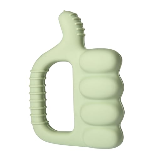 Image of Chelpopo Silicone Teething Toys for Babies 0-6 Months, Teethers for Babies 6-12 Months, Thumb Baby Teether Toy, Sensory Toys for Babies, Baby Chew Toys