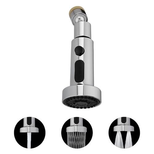 Image of Orvos Kitchen Faucet Extender - Swift, 360 degree swivel, High Grade ABS Material Body, with Premium Stainless Steel Connecting Nut, Three modes with full rotations, for high end luxury kitchens