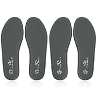 Semelles FILWO Mémoire De Forme - Confort Absolu Homme/Femme - Pour Toutes Chaussures - Noir Taille 43
