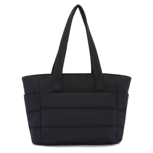 Bolso tote acolchado liviano para mujer miniatura 1