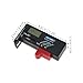 GRIRIW Digital Battery Tester and Power Indicator for 1-9v Batteries Portable Black Checking Tool with LCD Display for Household and Travel Use