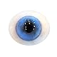 Kontaktlinsen farbig ohne Stärke blau | farbige blaue Jahreslinsen | weiche Linsen | 2 Stück Farblinsen + Linsenbehälter | 0.0 Dioptrien | crazy aussergewöhnliche Farben | Charmiga Sky Blue