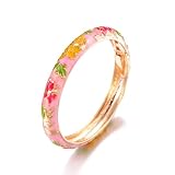 Roe Dolph Cloisonne Bracelet for Women Cloisonne Jewelry Colorful Chunky Bangles for Women Trendy 2025