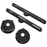 SOPOTUTU 2 Sets Teiliges Faltbare Laptop-Tisch Zubehör mit Schwarzem Becherhalter und Kartenfach Robuster Vielseitiger Kunststoff-Einsatz für Klappbare Schreibtisch-aufbewahrung Praktischer