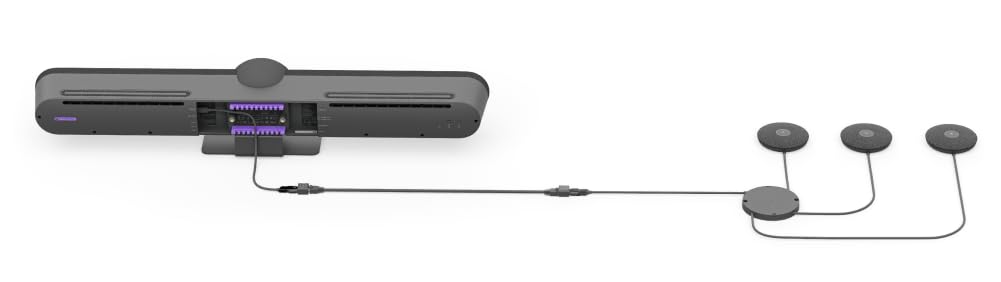 Logitech 939-001647 Rally Mic Pod Hub - USB Mic Splitter for