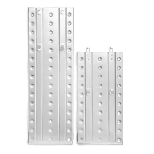 Drabest - Stahl Arbeitspodest Arbeitsplattform für Klappleiter, erstellt Gerüst, Arbeitsplattform zur Leiter 4x3 - für Maler-, Montage-, Renovierungs- und Gartenarbeiten, 1380x285 mm, 2 Stück