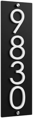 Custom Address Plaque- 3D Acrylic Large House Numbers Sign for Ou...