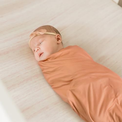 Image of GRSSDER Baby Blankets Super Soft Jersey Knit Swaddle Blanket for Baby Girls and Boys, Double Layer Receiving Blankets 34 x 44 Inches, Extra Large for Baby Swaddling, Dream Print