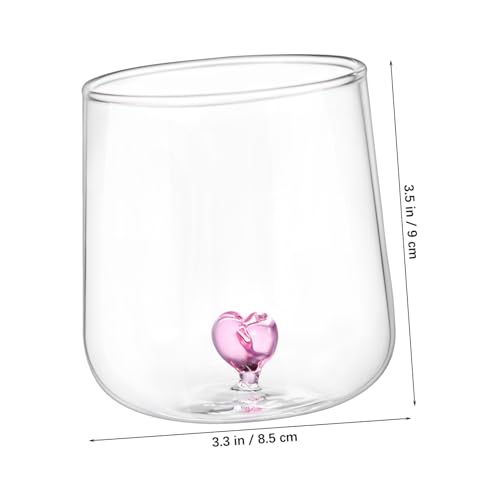 Récipient en verre de forme cœur pour embellir votre table - 3