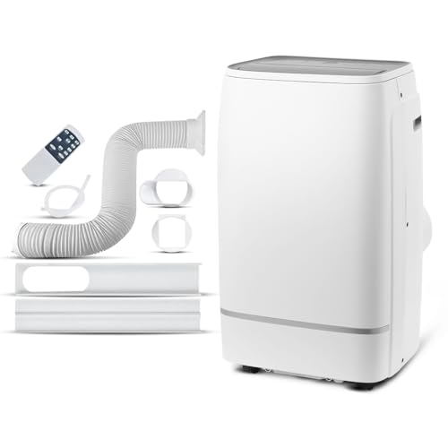 Climatiseur mobile réversible chaud/froid 12000BTU - 3.5KW avec télécommande et fonction Wifi
