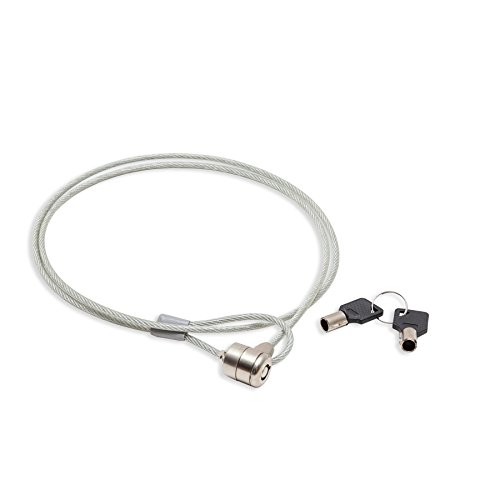Connectland 1.20-Meter Stainless Steel Notebook Security Lock with Key