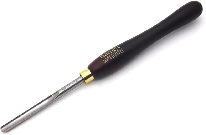 Spindle Gouge (HCT069) by Henry Taylor, 1/2" Wide, M2 HSS, 16-1/2" Overall Length, Stained Beech Handle
