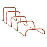 MD STAYFIT Football Hurdles for Agility Training, Speed Vision and Endurance for Track and Field Fences for Indoor Outdoor Sports Training, Plastic (50cm)