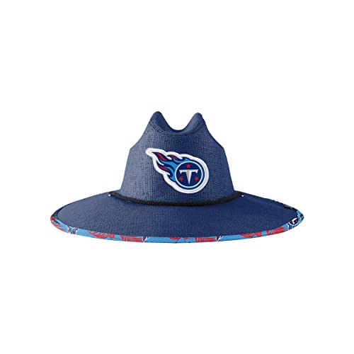 Image of FOCO Tennessee Titans NFL Team Color Straw Hat