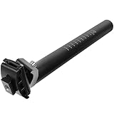 Zerodeko Fahrradsattelstütze aus Aluminiumlegierung Gefederte Verstellbare Sattelstütze für Mountainbike und Rennrad Robustes Sitzrohr 28,6mm X 300mm