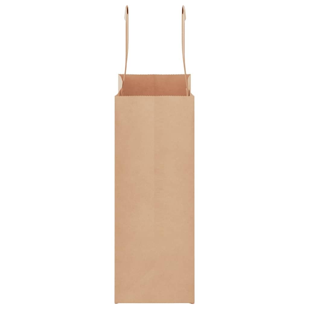 Kraftpapiertaschen 50 Stück Braun 18x8x22cm
