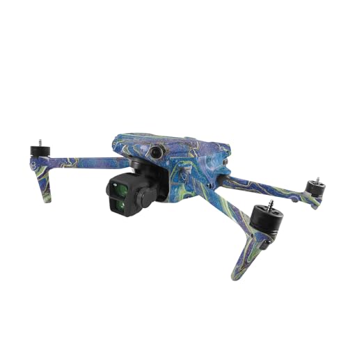 Image of MightySkins Glossy Glitter Skin Compatible with DJI Air 3 - Blue Pour | Protective, Durable High-Gloss Glitter Finish | Easy to Apply, Remove, and Change Styles