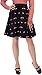 Produktbild Collectif Damen Rock Tammy Flamingo Tellerrock Schwarz S