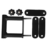 Milisten Fahrradanhängerkupplung Stahl Universaladapter Geräuschreduzierend Kompakt Für Fahrradtrailer Haustieranhänger Stadt Und Outdoor Einsatz