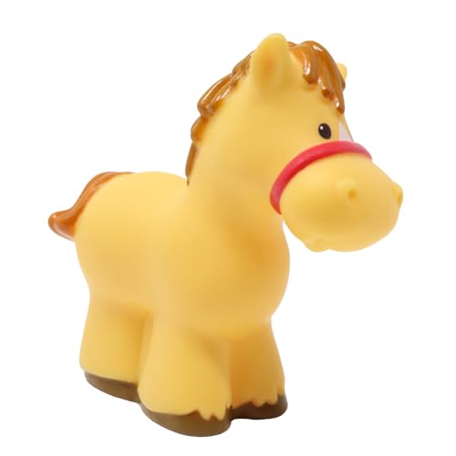 Jouet de rechange Fisher-Price figurine de poney marron pour écurie Little People K7925