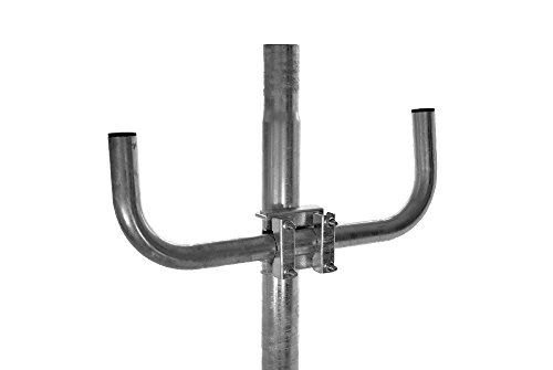 A.S. SAT - 38902 acciaio zincato doppio supporto