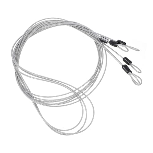 KICHOUSE 3pcs Hard Rope Steel Wire Rope Wire Cable Rope Car Clothing Wire Rope Sturdy Rope