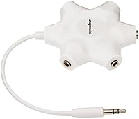 Algopix Similar Product 1 - AmazonBasics 5Way Multi Headphone