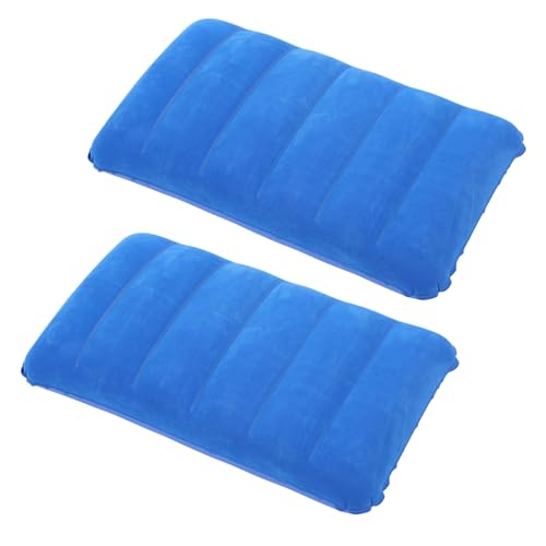 tintoke 2 piècesOreillerGonflable,OreillerGonflablepour Le Camping,Oreiller de Camping,OreillerGonflablepour Les Voyages ou Le Camping,Idéal pour la Plage,Les Voyages en Voiture,en Train et en Avio