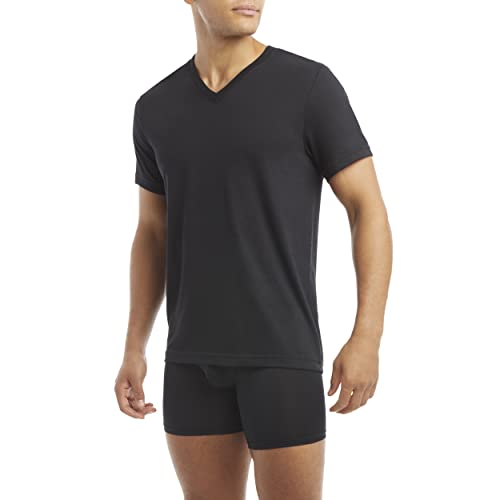 Evolve Men's Performance Cotton 3 Pack V-Neck T-Shirt3