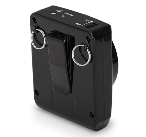 Image of Hayden Mini Voice Amplifier for Teachers - Portable Wearable Speaker with Wired Headset Mic - 25 Watts Rechargeable PA System for Public Speaking, Tour Guides, Yoga, Presentation