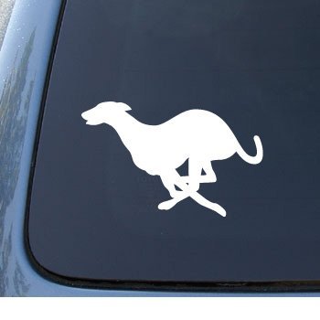 Decaltor GREYHOUND - Car, Truck, Notebook, Vinyl Decal Sticker | Vinyl Color: White