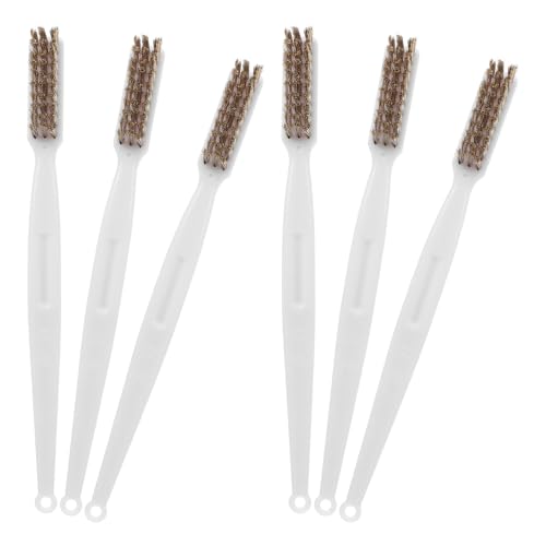 3d Printer Extruder Cleaning Brush 6pcs White Copper Wire