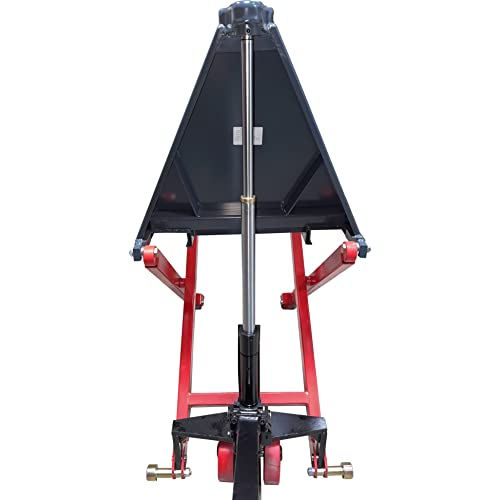3300Lb. Cap, 27" X 45", Lift Height: 3-1/2" To 31-1/2", Manual High Lift Pallet Truck For Skid/Single Sided Pallet Pake Handling Tools #TOP4