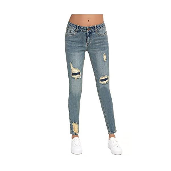 Resfeber-Womens-Ripped-Boyfriend-Jeans-Cute-Distressed-Jeans-Stretch-Skinny-Jeans-with-Hole Resfeber Women's Ripped Boyfriend Jeans Cute Distressed Jeans Stretch Skinny Jeans with Hole