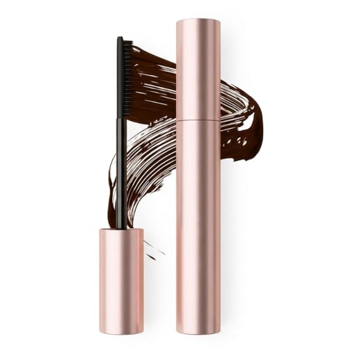 Image of 2026 Upgraded Volumizing & Lengthening Mascara for Women, Smudge-Proof Buildable Formula, 3D Curling Effect, Washable, Ideal for Thinning Lashes & Sensitive Eyes,Brown