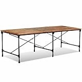Chenshu Esszimmertisch, Esstisch, Dining Table, Essen Tisch, Altholz Massiv 240 cm