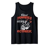 Real Zombies Are Born In October Funny Birthday, conoscete qualcuno che ha il compleanno di Halloween? È un fan degli horror e ama andare alle feste di Halloween? Allora avete trovato il design giusto.